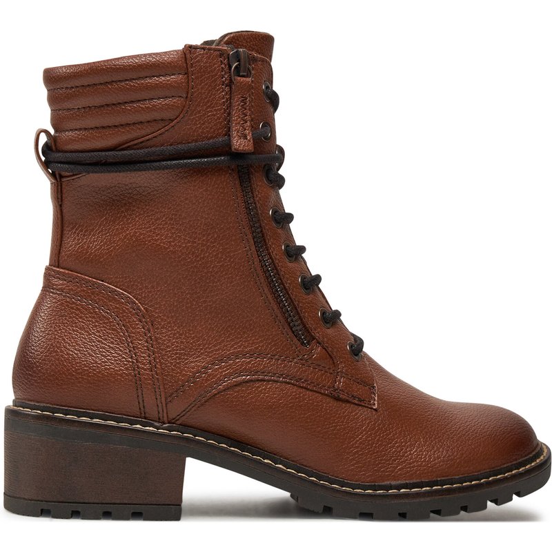 Schnürstiefeletten Jana 8-25267-43 Braun