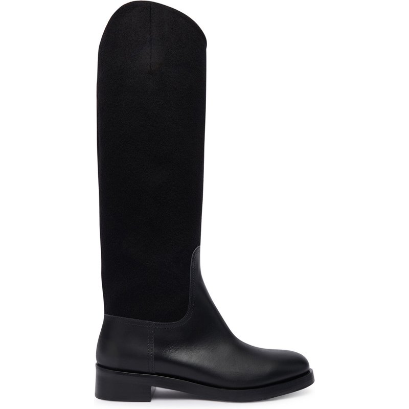 Klassische Stiefel Max Mara Cavalierewk 2524796112600 Schwarz