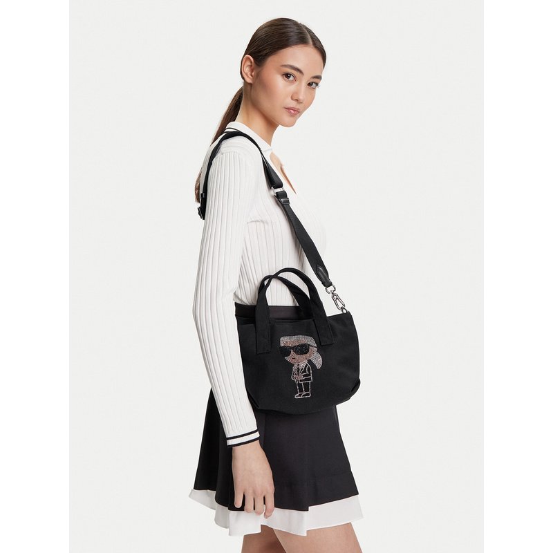 Handtasche KARL LAGERFELD A3W50023 Schwarz
