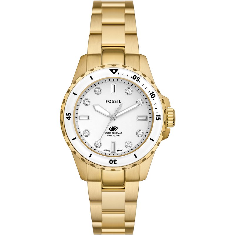 Uhr Fossil Blue ES5350 Goldfarben