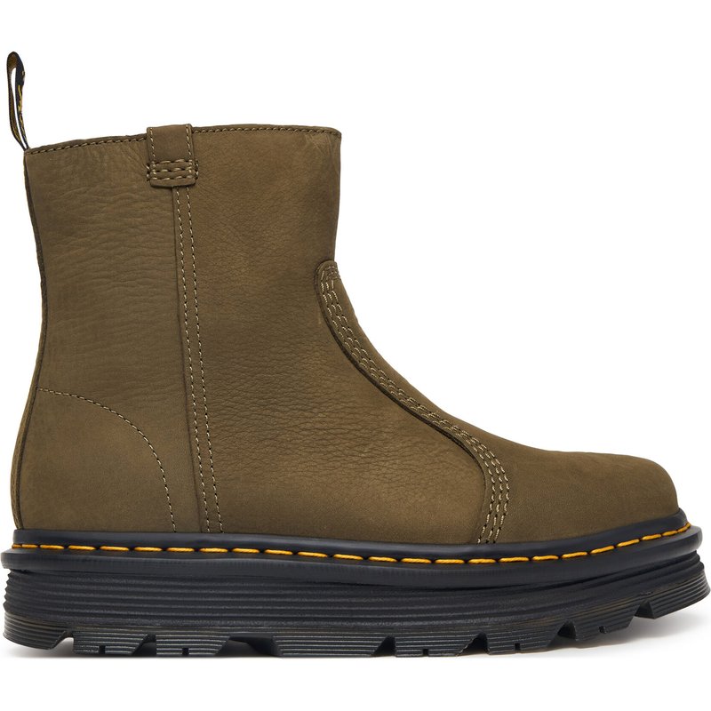 Stiefeletten Dr. Martens ZEBZAG Rigger Olive Wyoming DM42022300 Grün