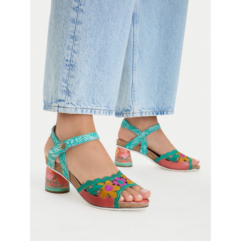 Sandalen Laura Vita Framboiseo 34 Rosa