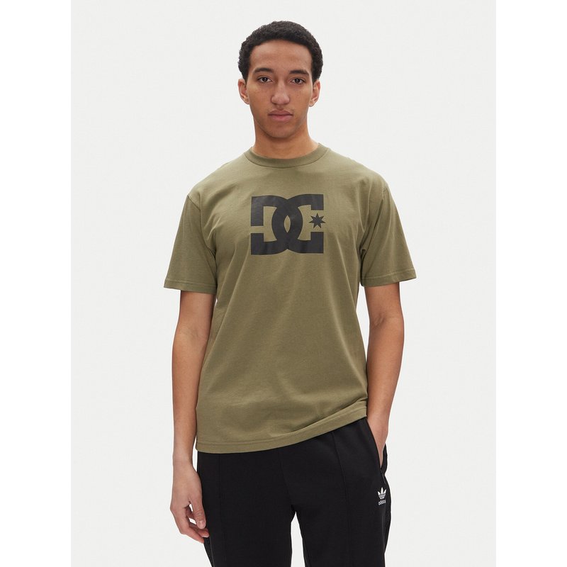 DC Shoes T-Shirt ADYZT05373 Grün Heritage Fit