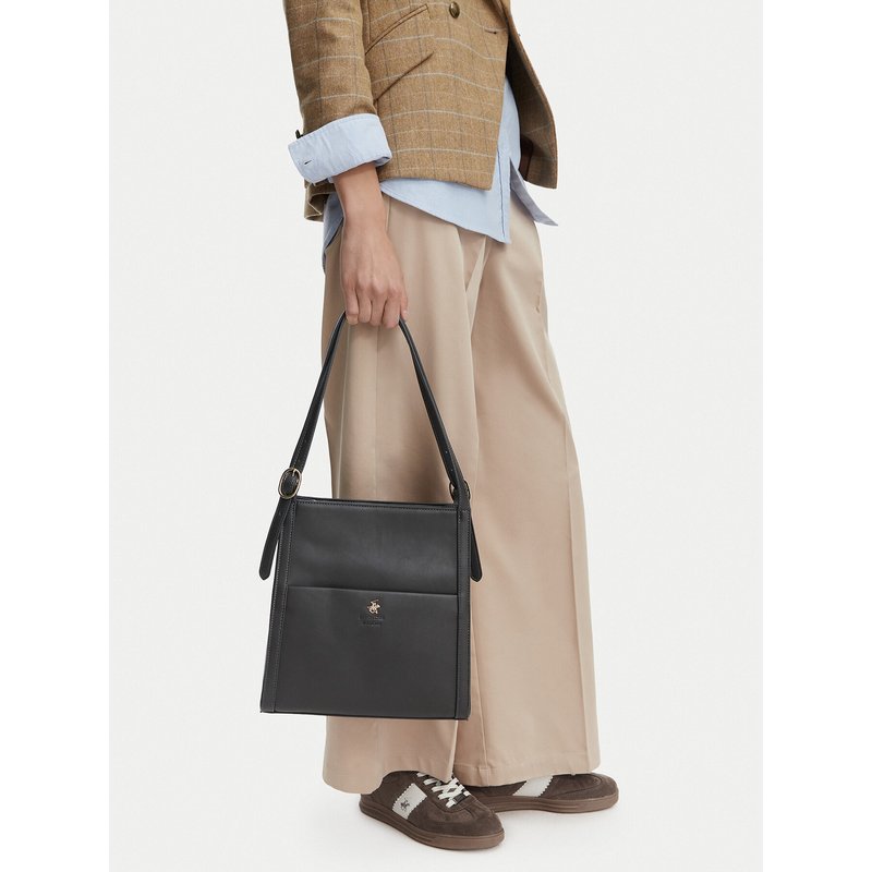 Handtasche Beverly Hills Polo Club CEO-BHPC-C-020-10 Dunkelgrau