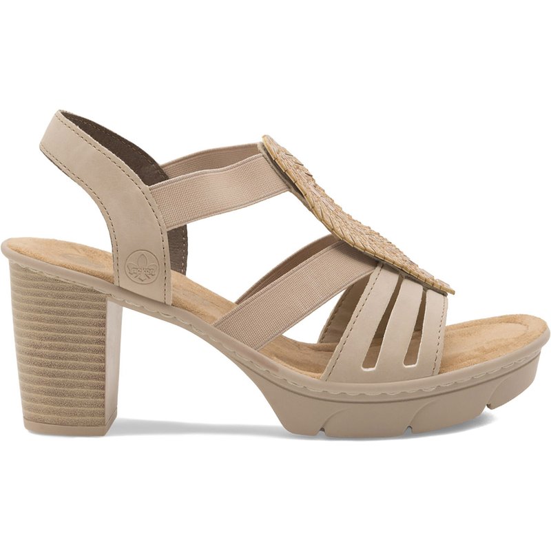 Sandalen Rieker 67526-62 Beige