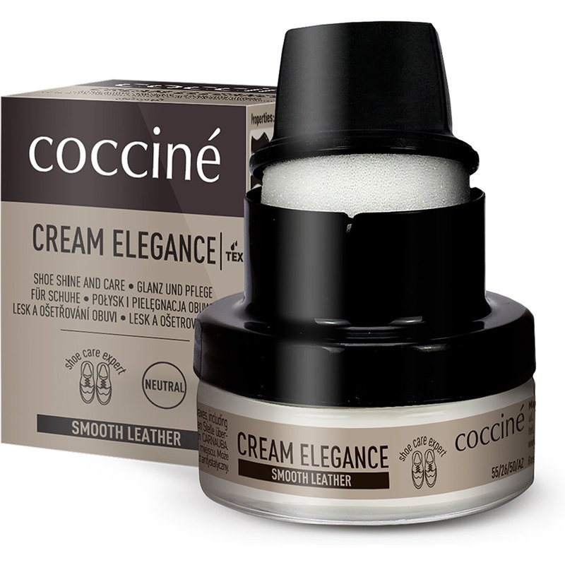 Schuhcreme Coccine Cream Elegance 55/26/50/02/Z/V7 Schwarz