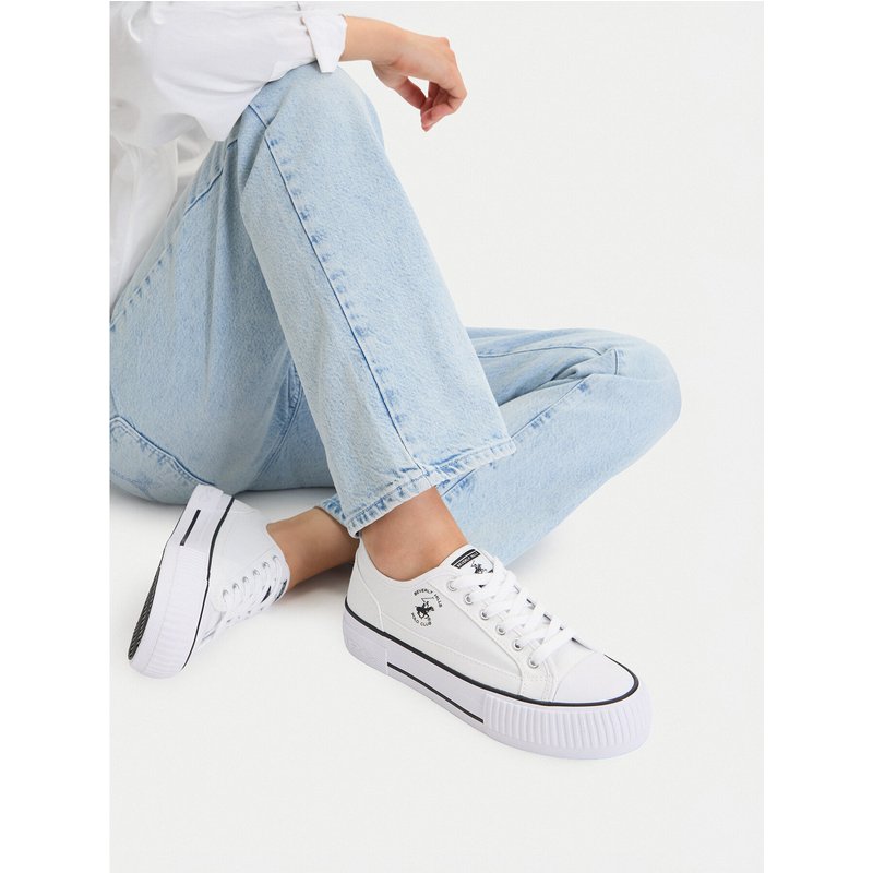Sneakers aus Stoff Beverly Hills Polo Club CEOWB-V12-842 Weiß
