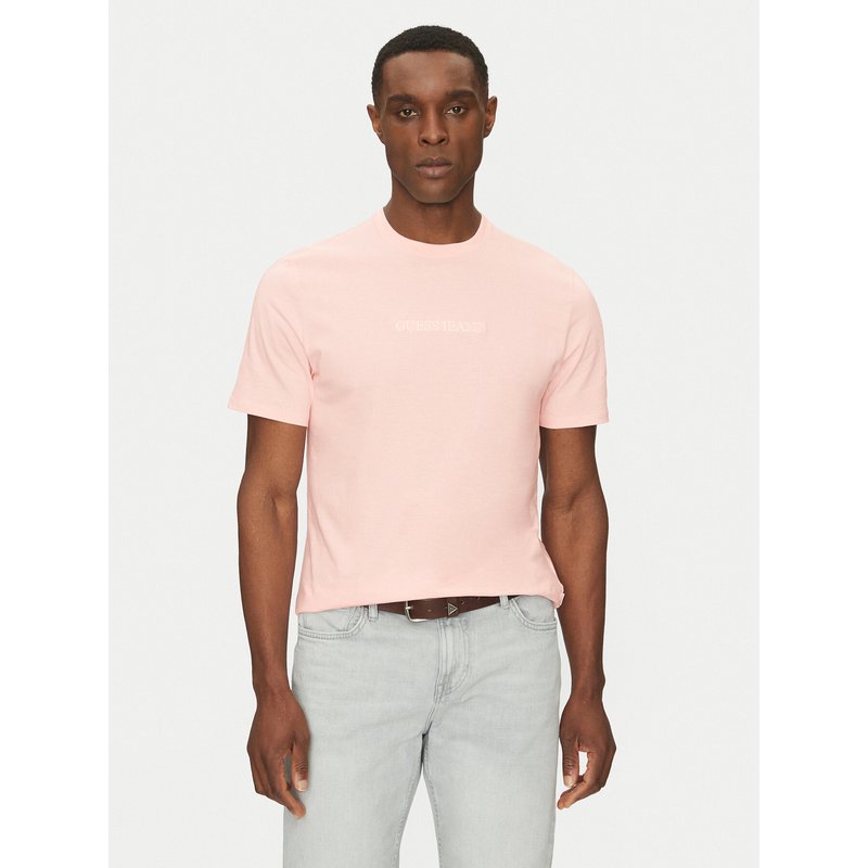 Guess Jeans T-Shirt M4YI52 K8HM0 Rosa Regular Fit