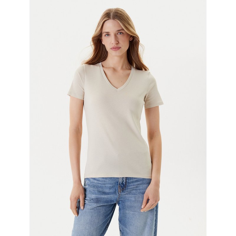 United Colors Of Benetton T-Shirt 3GA2E4230 Beige Regular Fit