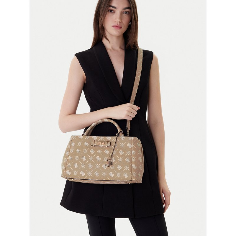 Handtasche Guess Carrie Logo HWGP98 98060 Beige