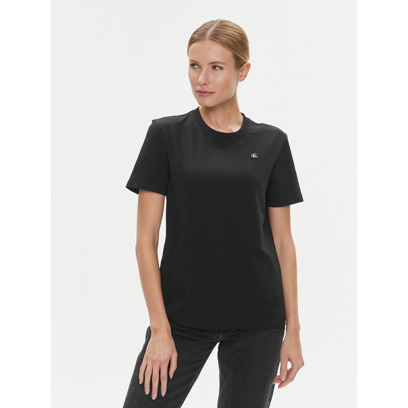 Calvin Klein Jeans T-Shirt J20J223226 Schwarz Regular Fit
