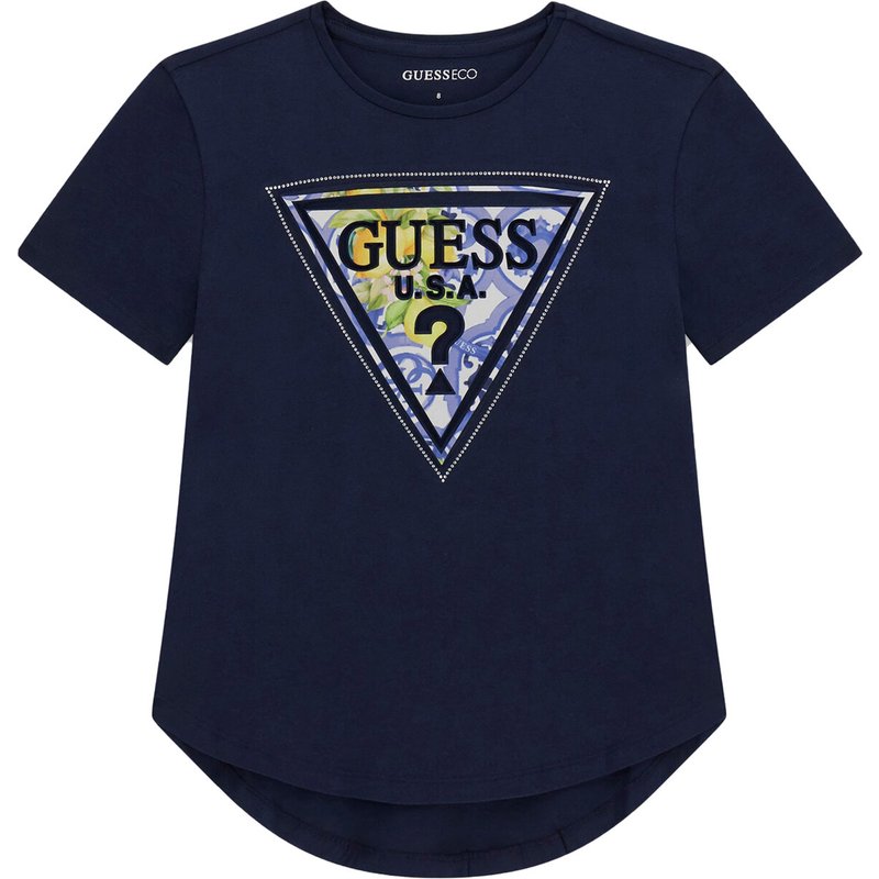 Guess T-Shirt J6GI13 K6YW4 Dunkelblau Relaxed Fit