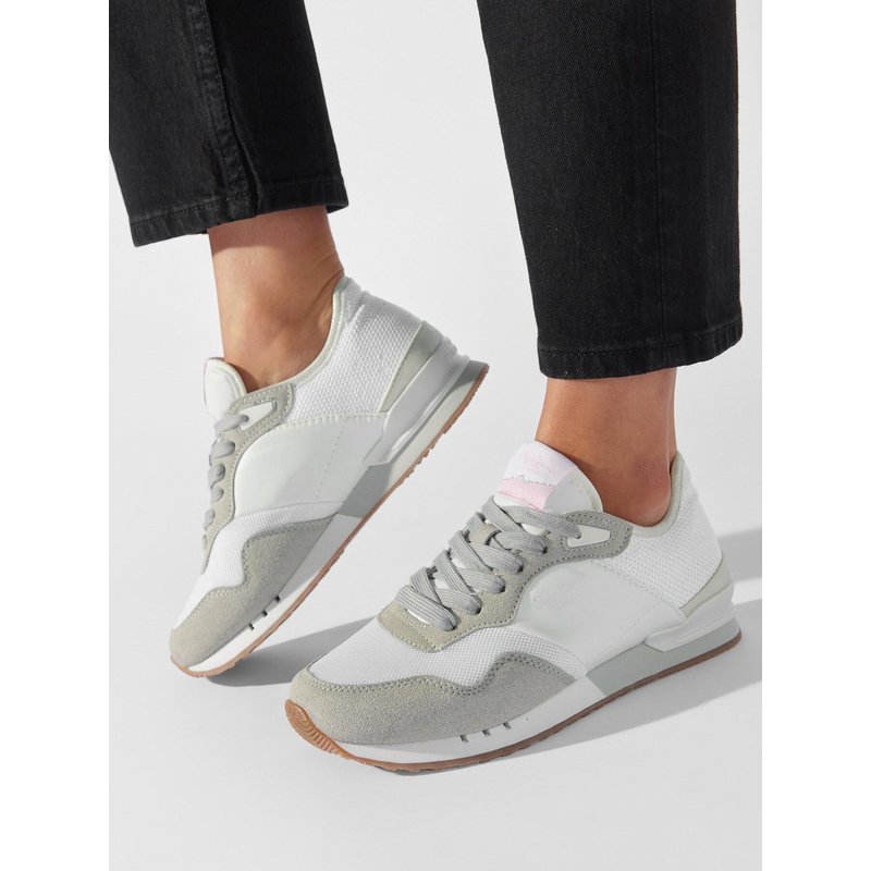 Sneakers Pepe Jeans London W Troy PLS31466 Weiß