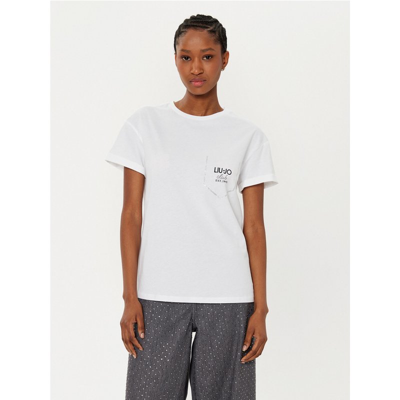 Liu Jo T-Shirt WA5145 J4893 Weiß Regular Fit