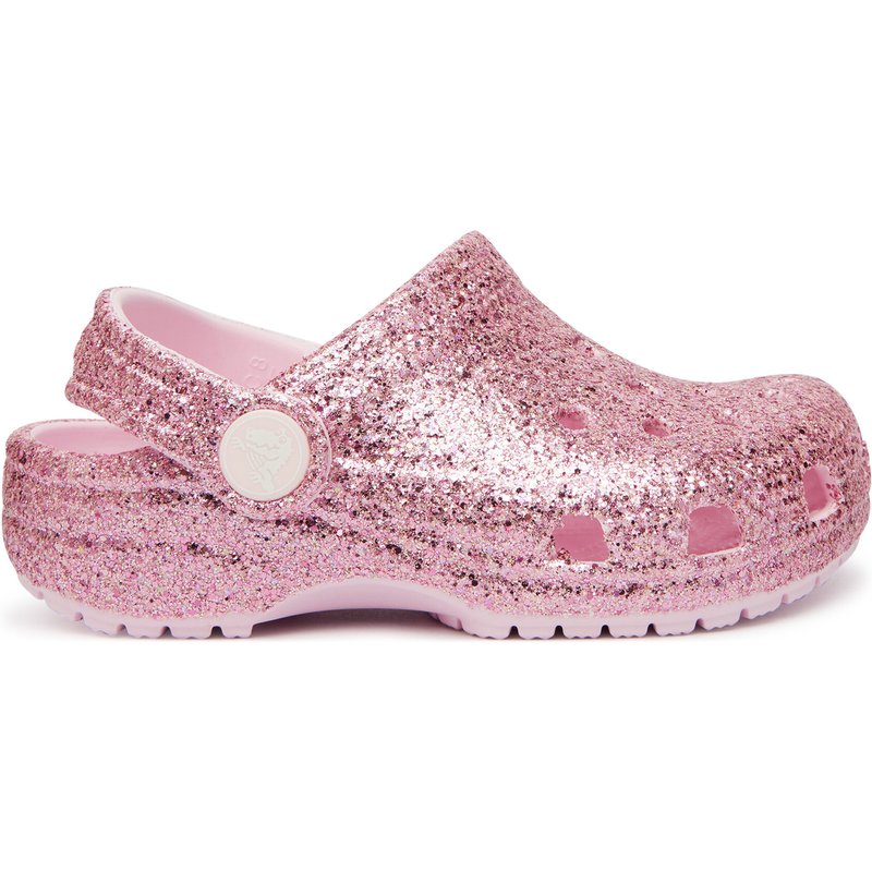 Pantoletten Crocs Classic Chunky Glitter Clog T 211940 Rosa