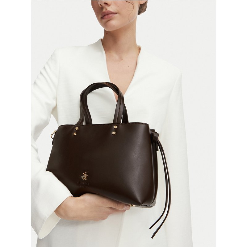 Handtasche Beverly Hills Polo Club EO-BHPC-C-025-10 Dunkelbraun