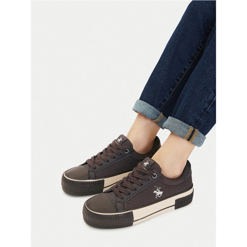 Sneakers aus Stoff Beverly Hills Polo Club CEO-BHPC064W Braun