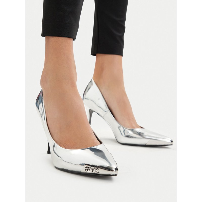 High Heels Versace Jeans Couture 80VA3S50 ZS406 900 Silberfarben