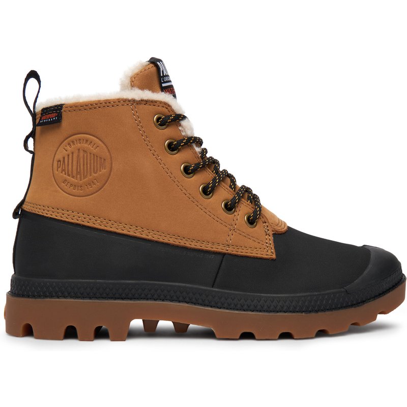 Schnürstiefeletten Palladium Pampa Duck Wl Wp+ 79547-254-M Braun
