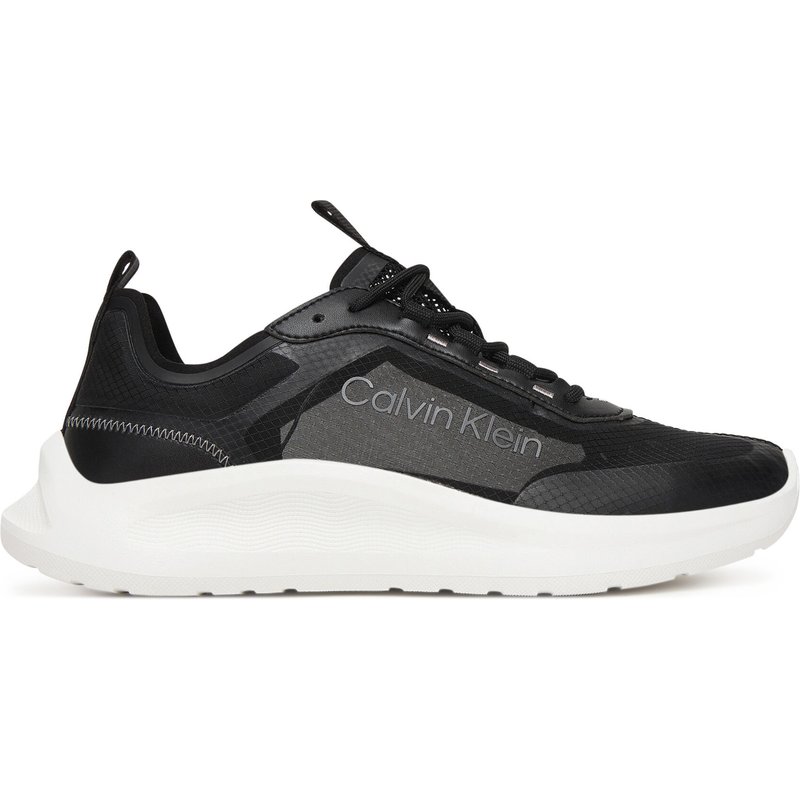 Sneakers Calvin Klein Light Eva Run Lup Transp Ripst HW0HW02998 Schwarz