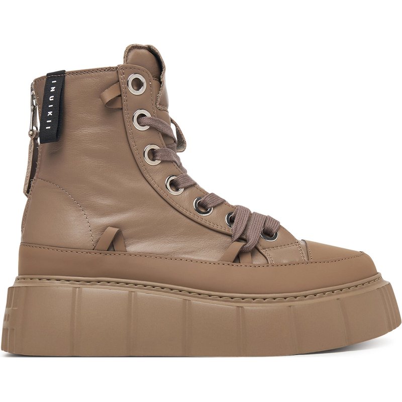 Schnürschuhe Inuikii Leather Matilda 1001.002.0042.163 Dunkelbeige