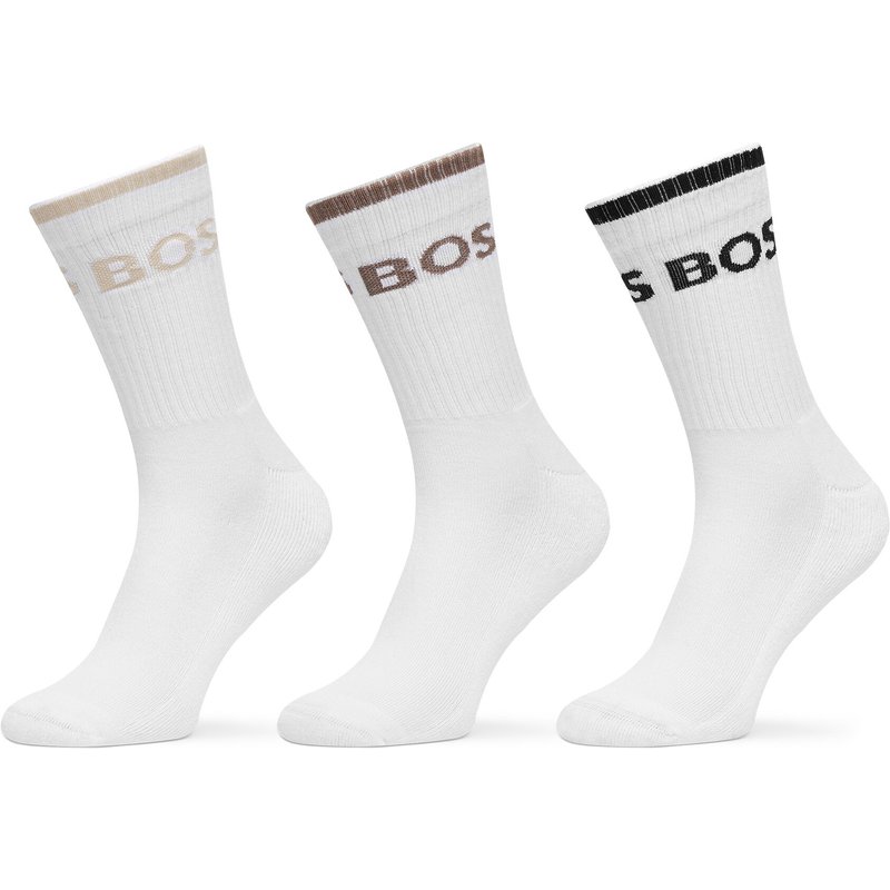 Lange Socken BOSS 50510168 Weiß