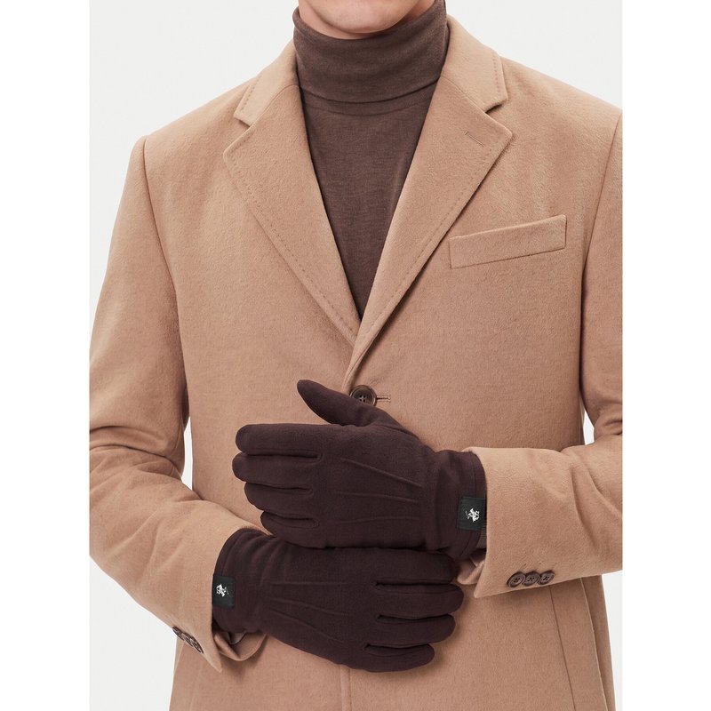Handschuhe Beverly Hills Polo Club CWBEO-BHPC-M6-011-AW26 Braun