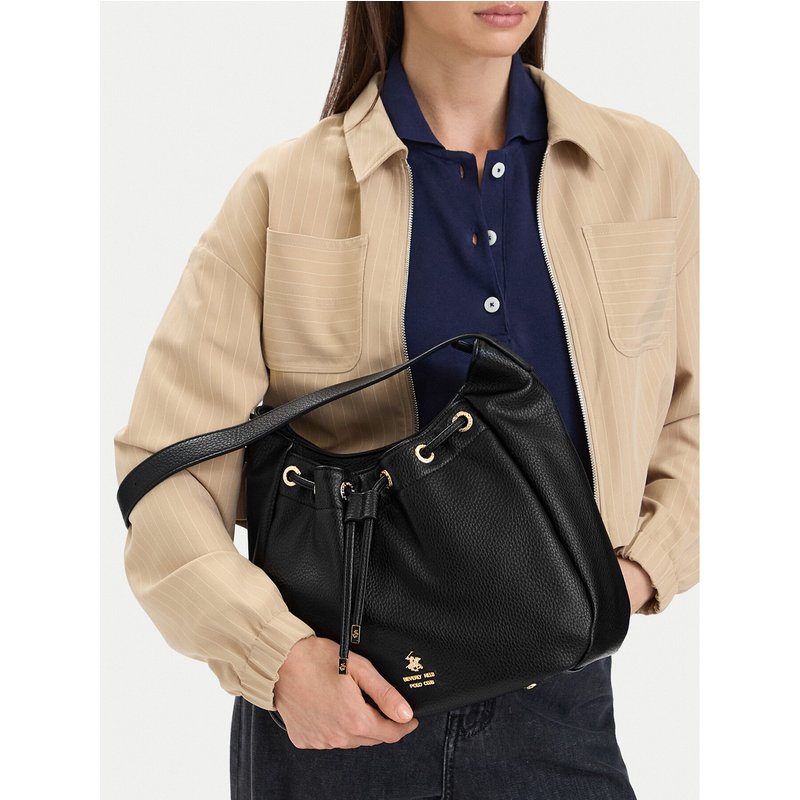 Handtasche Beverly Hills Polo Club CEO-BHPC-C-007-10 Schwarz