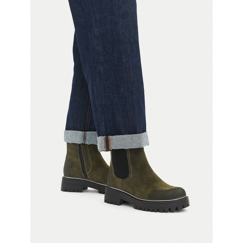 Klassische Stiefeletten JENNY CEO-WS13202-05 Khakifarben