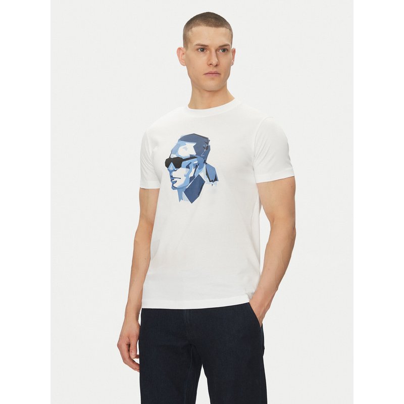 KARL LAGERFELD T-Shirt 755065 552241 Weiß Regular Fit