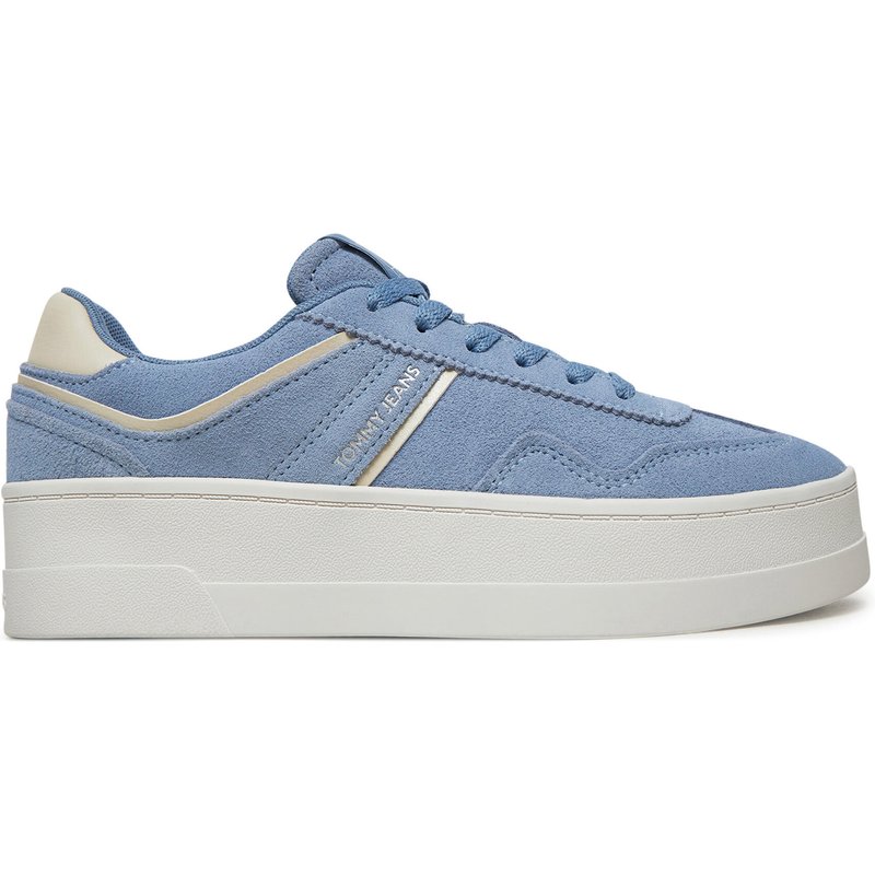 Sneakers Tommy Jeans The Greenwich Flatform Elevated EN0EN02676 Grau