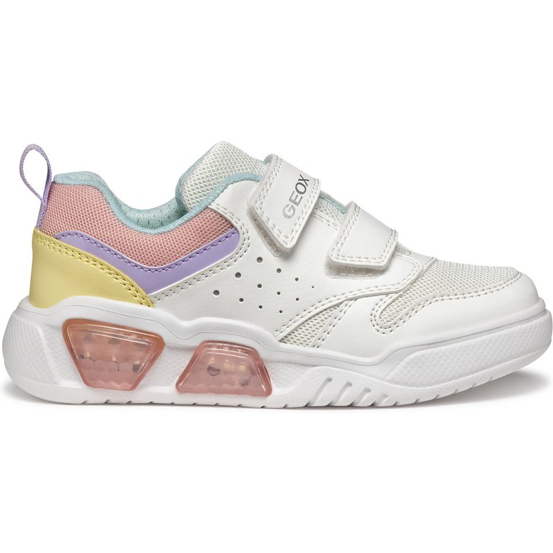 Sneakers Geox J Illuminus J55HPA 014BU C0653 D Weiß