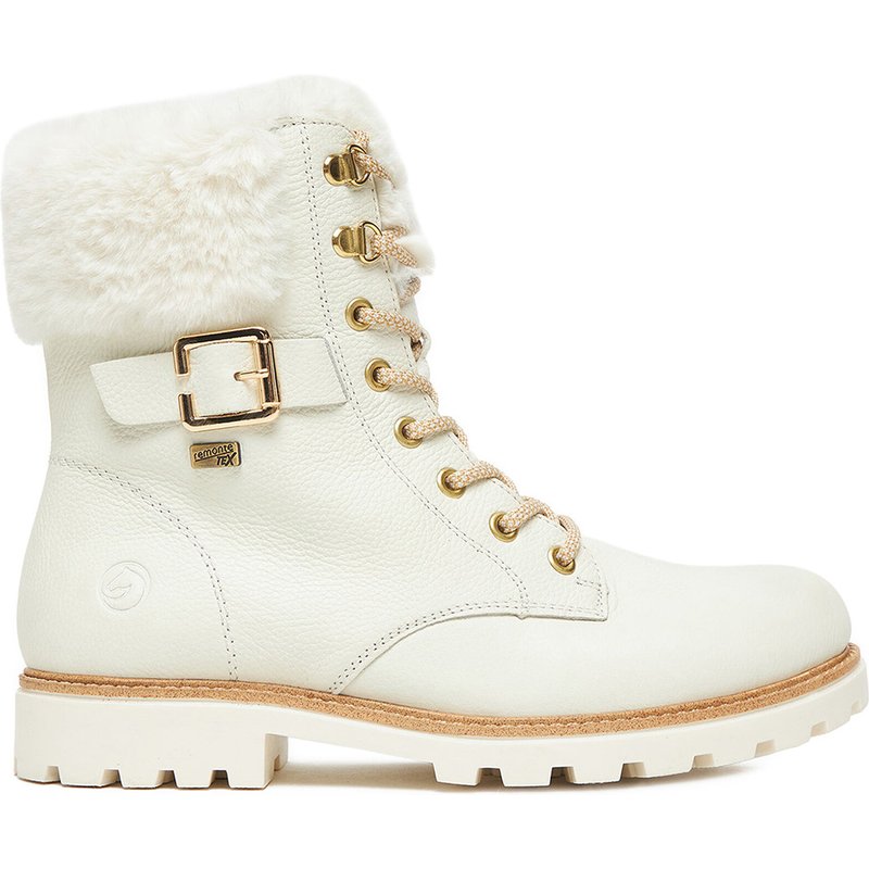 Schnürschuhe Remonte CEO-D8481-80 Weiß