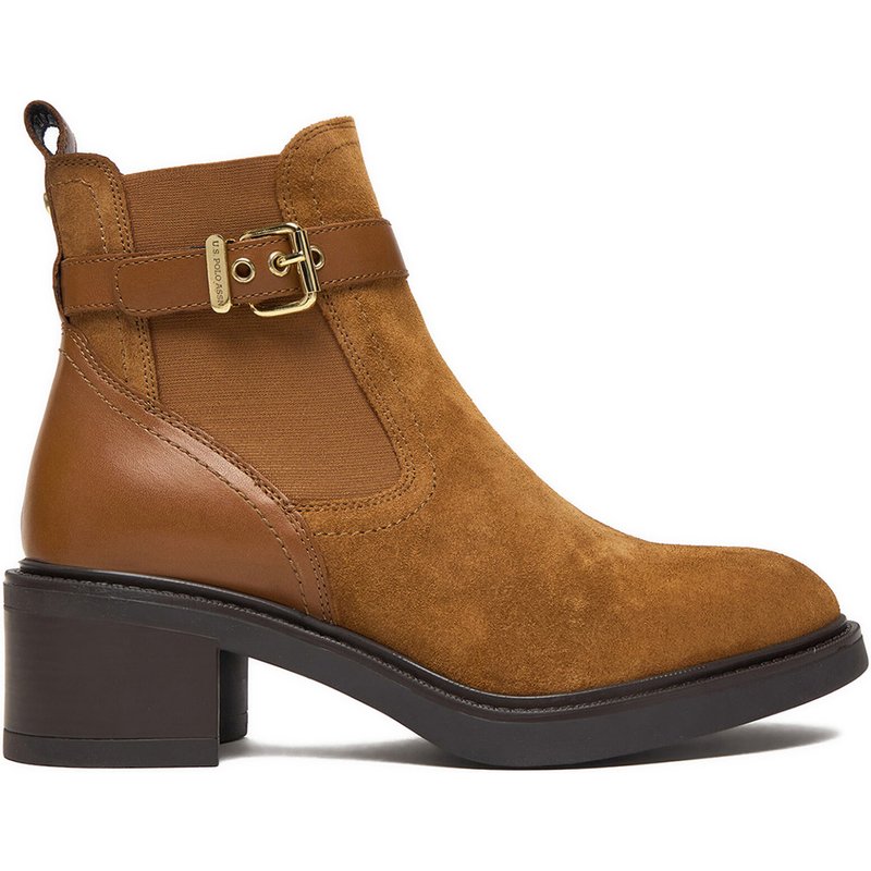 Stiefeletten U.S. Polo Assn. CEO-KATERI001W/ELE1 Braun