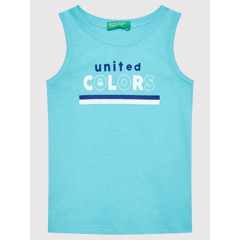 United Colors Of Benetton Top 3I1XGH002 Blau Regular Fit