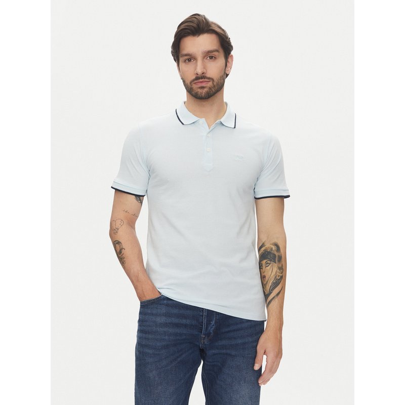 Lindbergh Poloshirt 30-404010 Blau Relaxed Fit