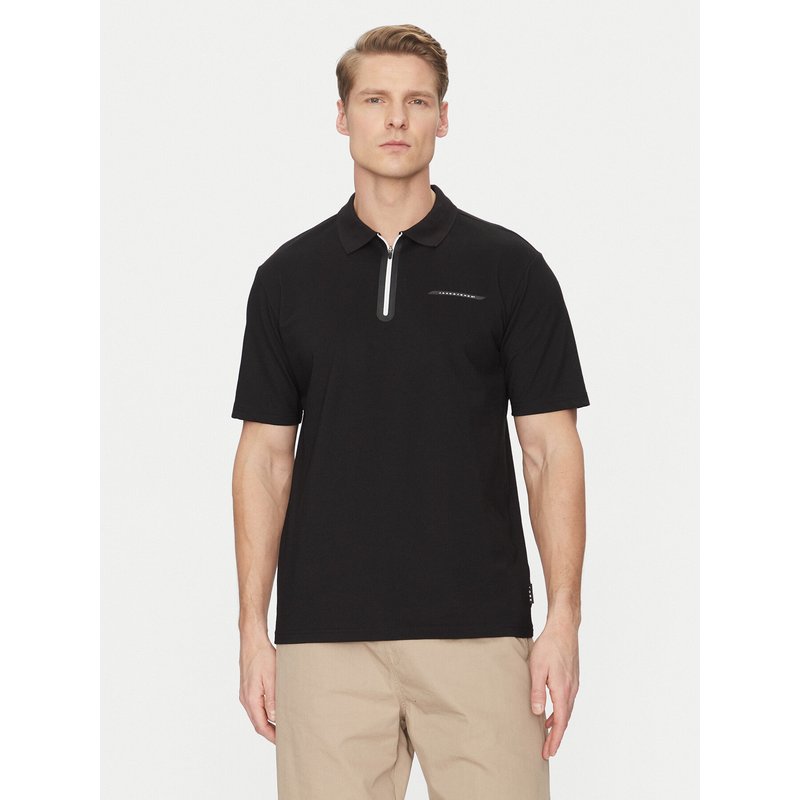 Jack & Jones Poloshirt Fusion 12273127 Schwarz Regular Fit