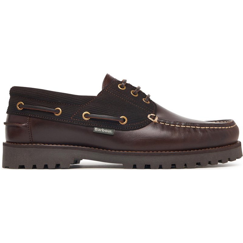 Halbschuhe Barbour Deck Boat MFO0795BR98 Dunkelbraun