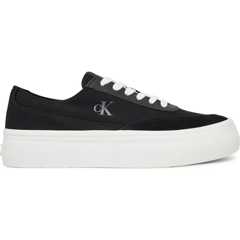 Sneakers Calvin Klein Jeans Vulc Flatform Low Cv Mix Mg YW0YW01770 Schwarz