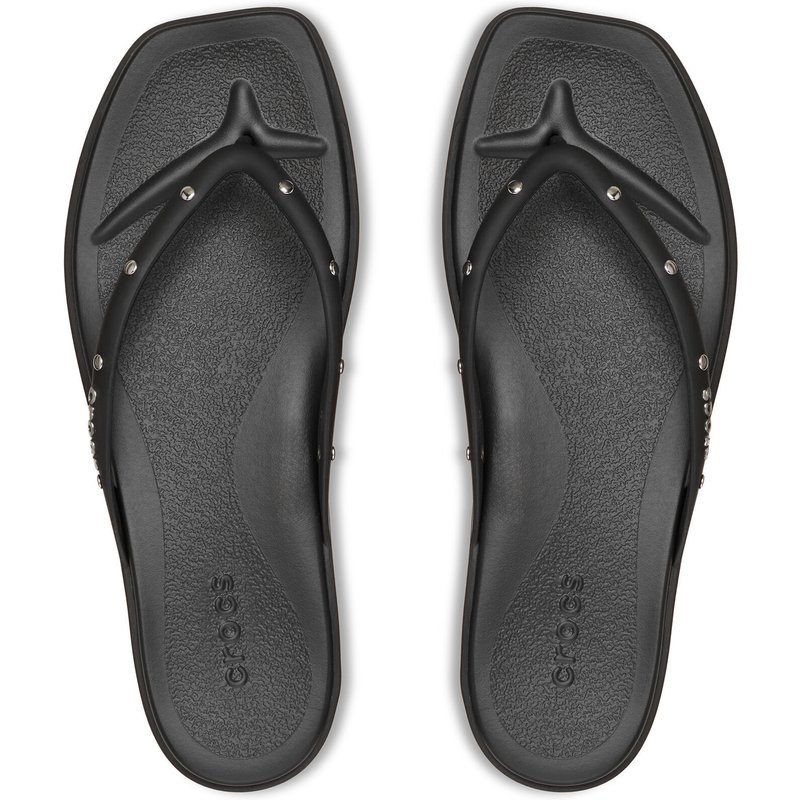 Zehentrenner Crocs Miami Studded Flip 211471 Schwarz