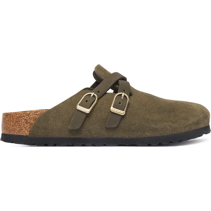 Pantoletten Birkenstock Blair D-Buckle 1033158 Dunkelgrün