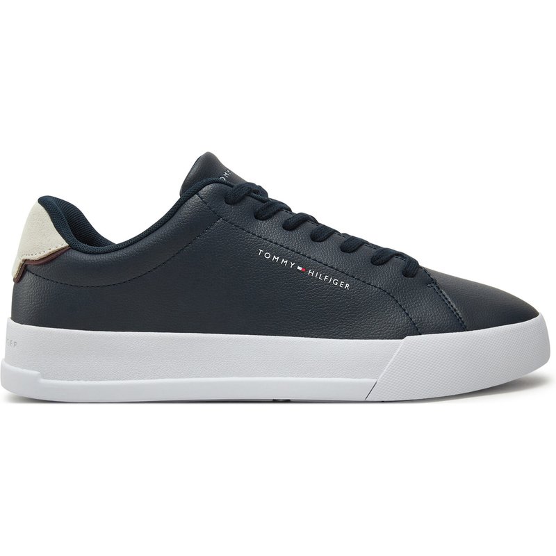Sneakers Tommy Hilfiger Th Court Lth Detail Ess FM0FM05367 Dunkelblau