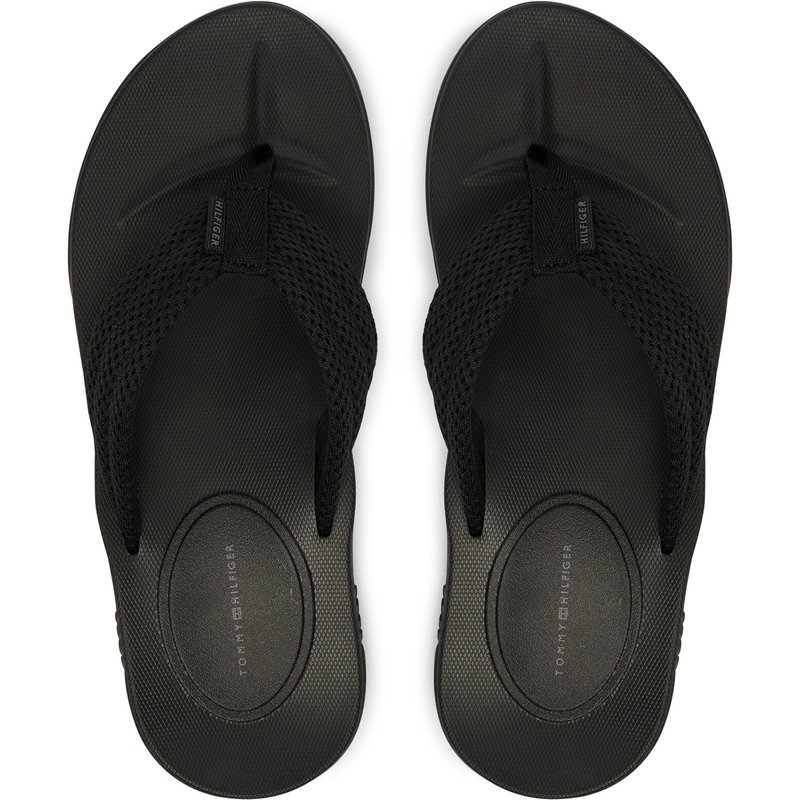 Zehentrenner Tommy Hilfiger Molded Padded Hilfiger B Sandal FM0FM05901 Schwarz