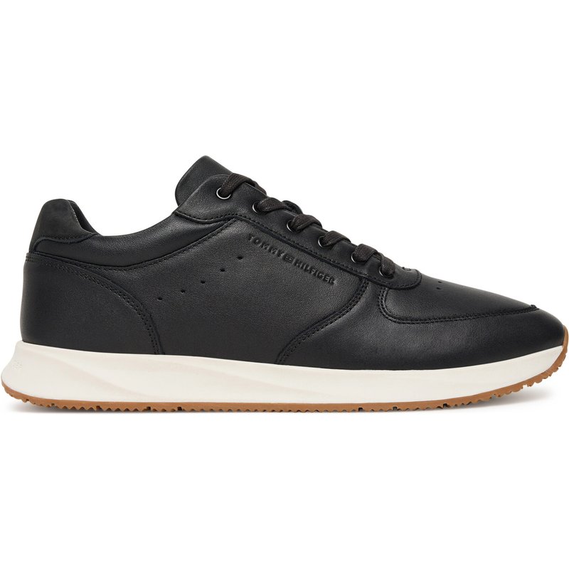 Sneakers Tommy Hilfiger Premium Leather Hybrid FM0FM05700 Schwarz