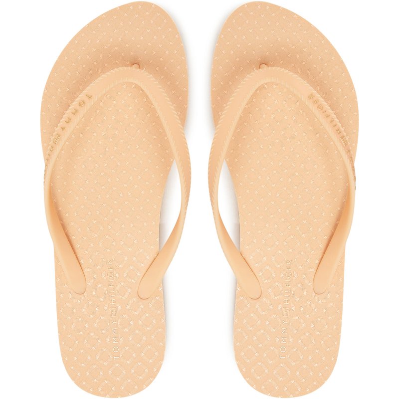 Zehentrenner Tommy Hilfiger Hilfiger Strap Beach Sandal FW0FW08736 Orange
