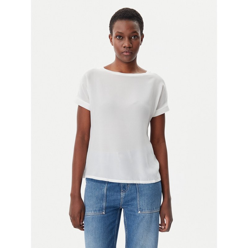 MAX&Co. T-Shirt Eiffel1 2518941034200 Écru Regular Fit