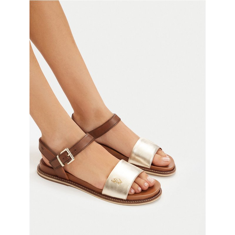 Sandalen U.S. Polo Assn. EO-ADELI001W/6L1 Goldfarben
