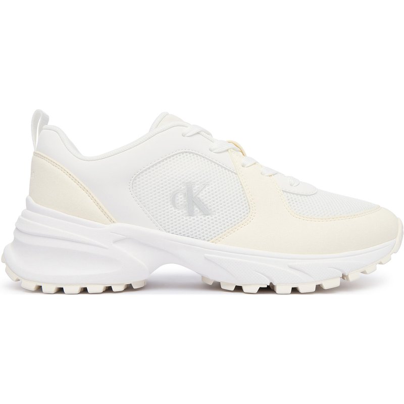 Sneakers Calvin Klein Hike Runner Lace Up Su Mesh Wmn HW0HW03440 Weiß