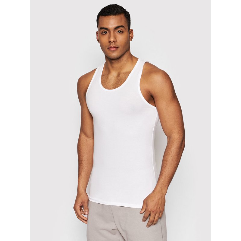United Colors Of Benetton Tank-Top 3OP82H257 Weiß Regular Fit