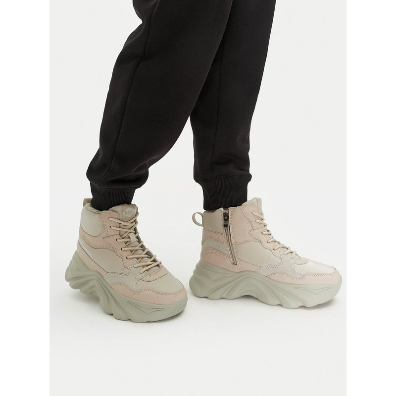 Schnürschuhe Lee Cooper LCJ-24-47-3155LA Beige